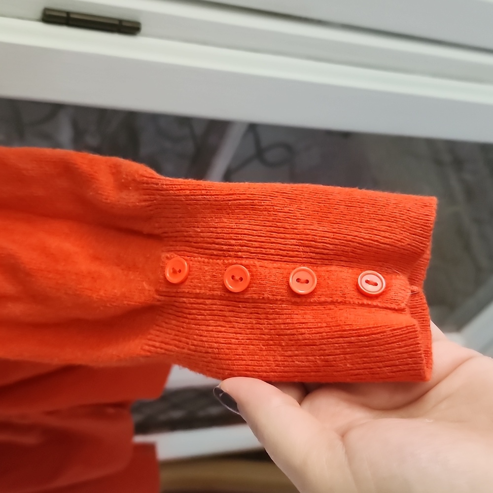 Worthington Orange Cardigan - Picture 3 of 5